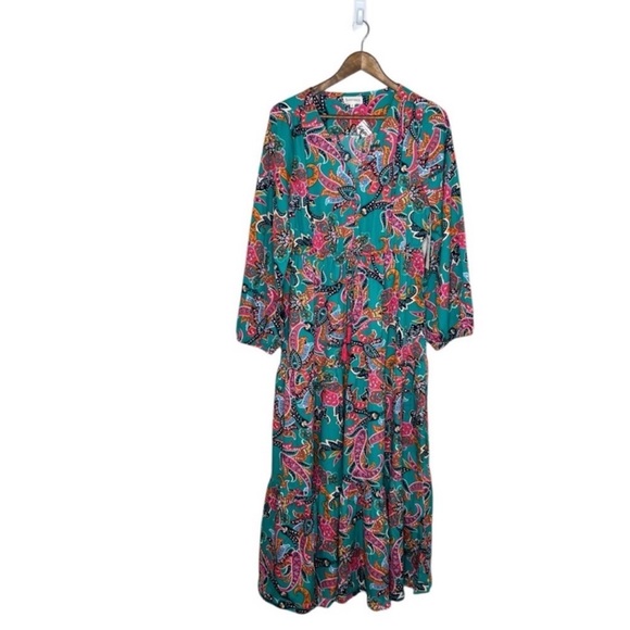 Anthropologie Boemo Bohemian V-neck Maxi Dress - Picture 2 of 11